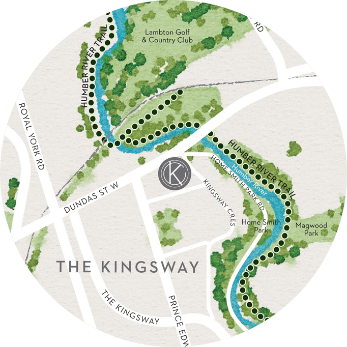 Kingsway Crescent Close Up Map Image